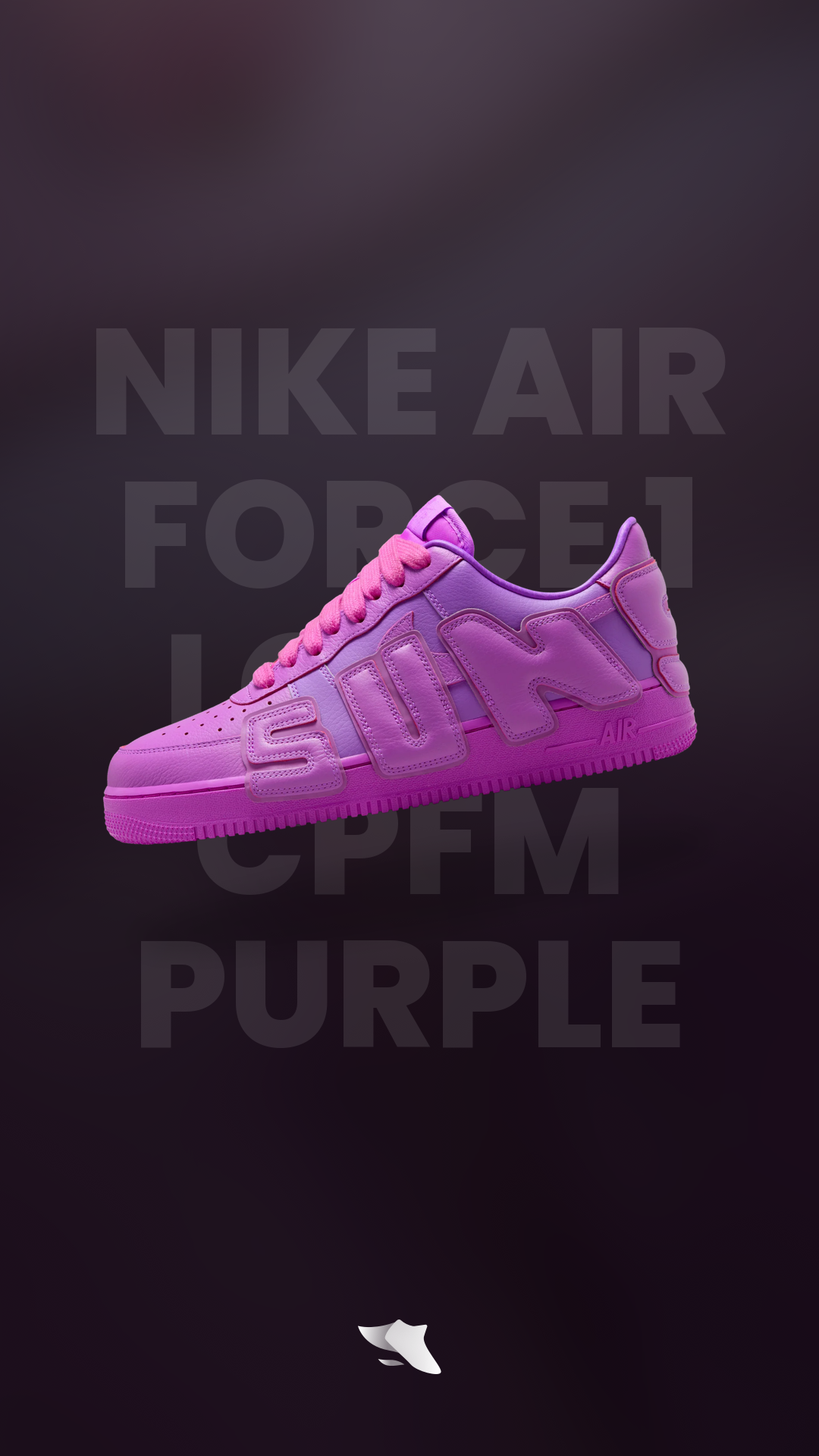 SwiftSole - Nike Air Force 1 Low x CPFM Purple SwiftSole - Nike Air Force 1 Low x CPFM Purple