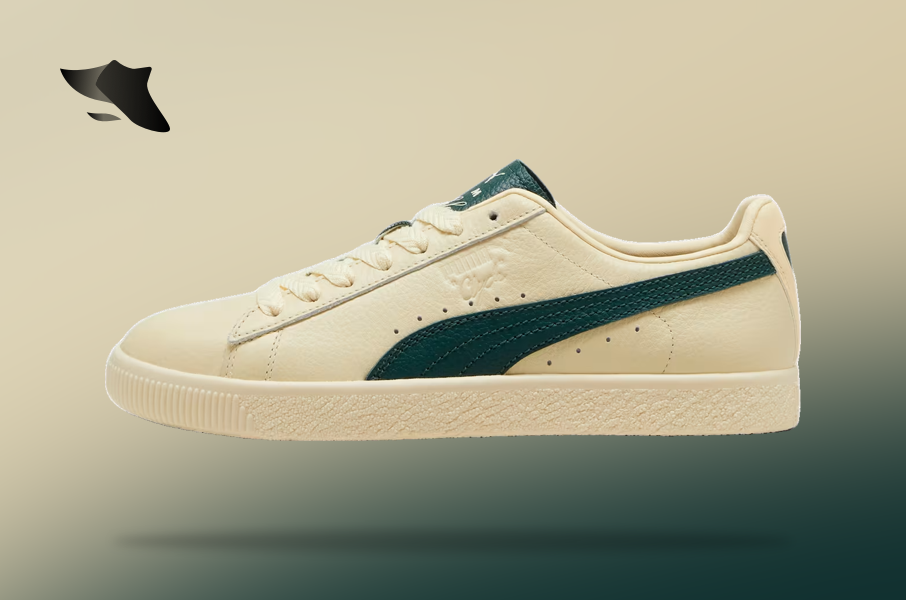 ◆PUMA◆ Clyde Players Lane Creamy Vanilla 39870101 398701-0 Clyde Players Lane Men's Sneakers | PUMA