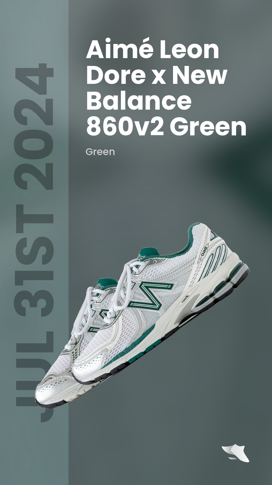 SwiftSole - Aimé Leon Dore x New Balance 860v2 Green SwiftSole - Aimé Leon Dore x New Balance 860v2 Green