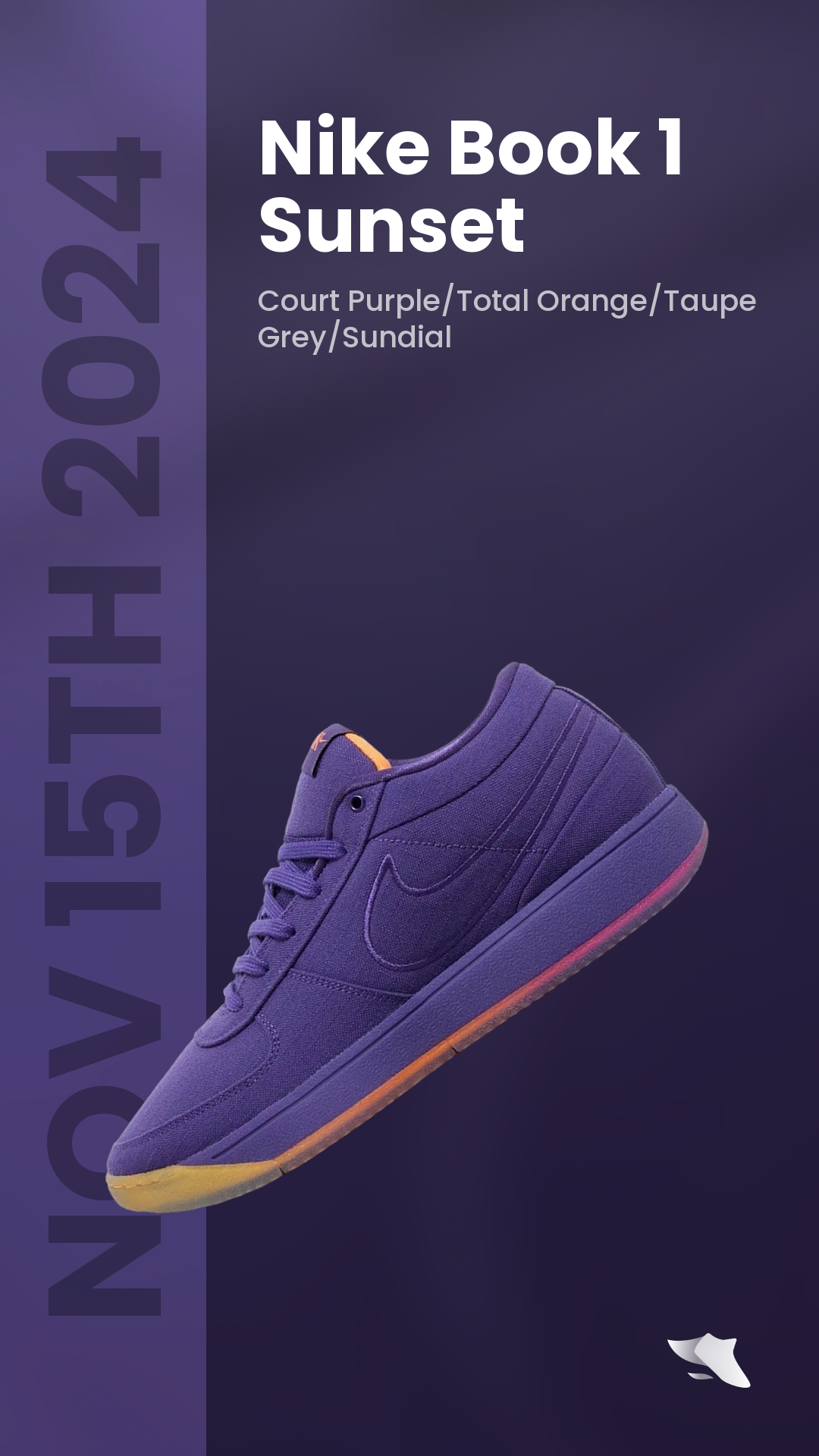 SwiftSole - Nike Book 1 Sunset