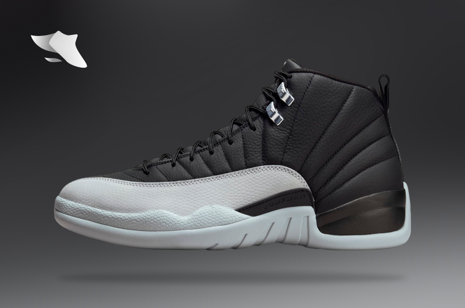 SwiftSole - Air Jordan 12 Black/Wolf Grey