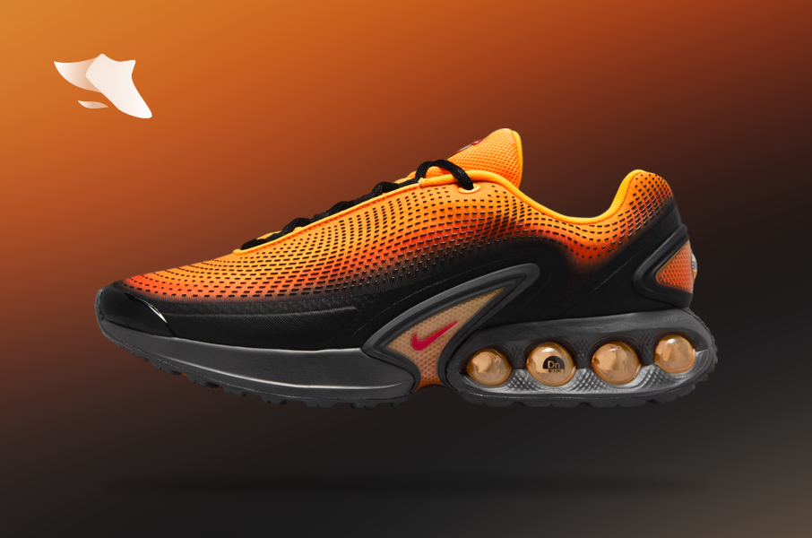 nike tuned 1 black laser orange