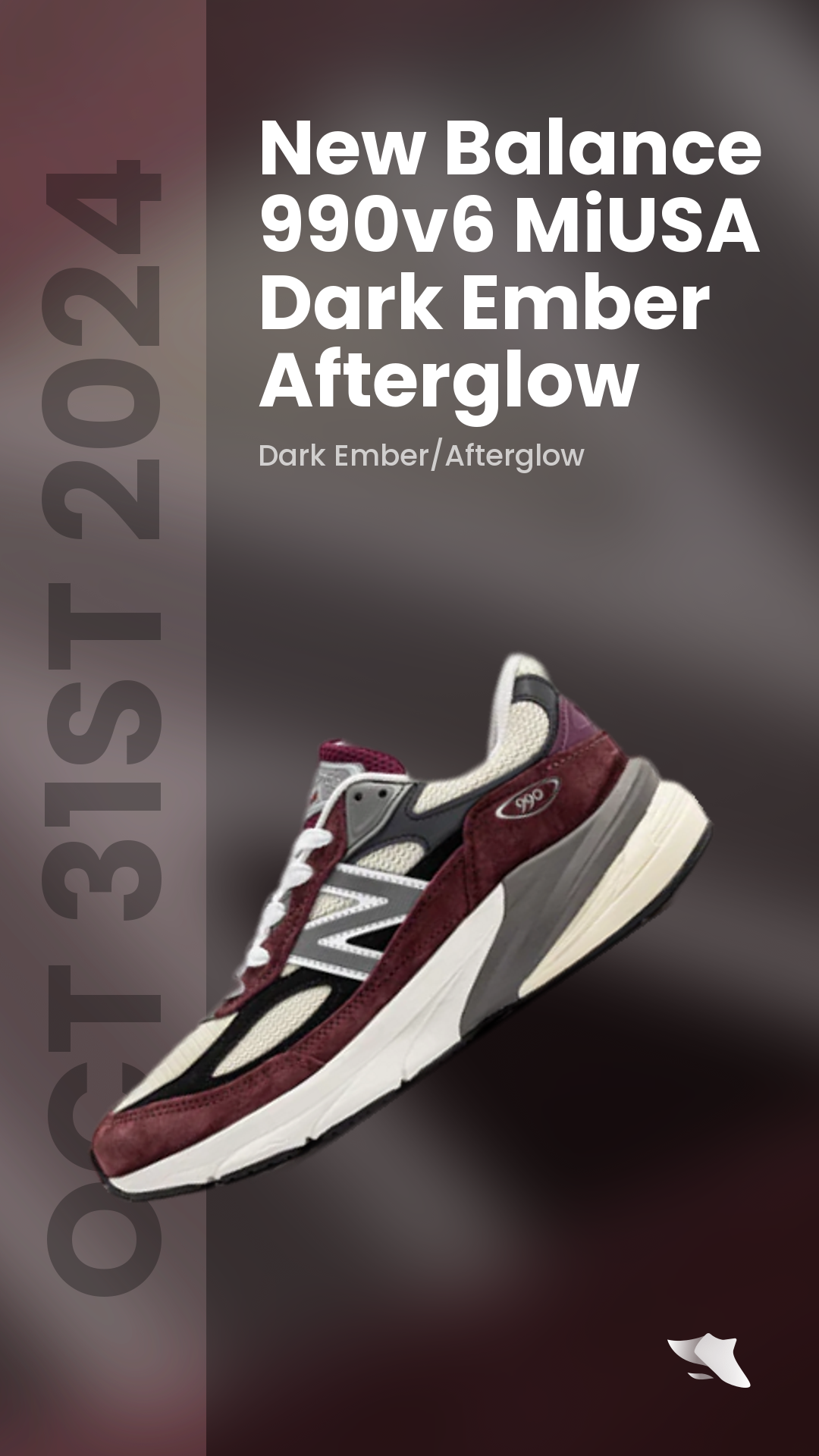 New Balance★990v6 Made in USA Dark Ember Afterglow 送関込 New Balance 990v6 MiUSA Dark Ember Afterglow Men's - U990TF6