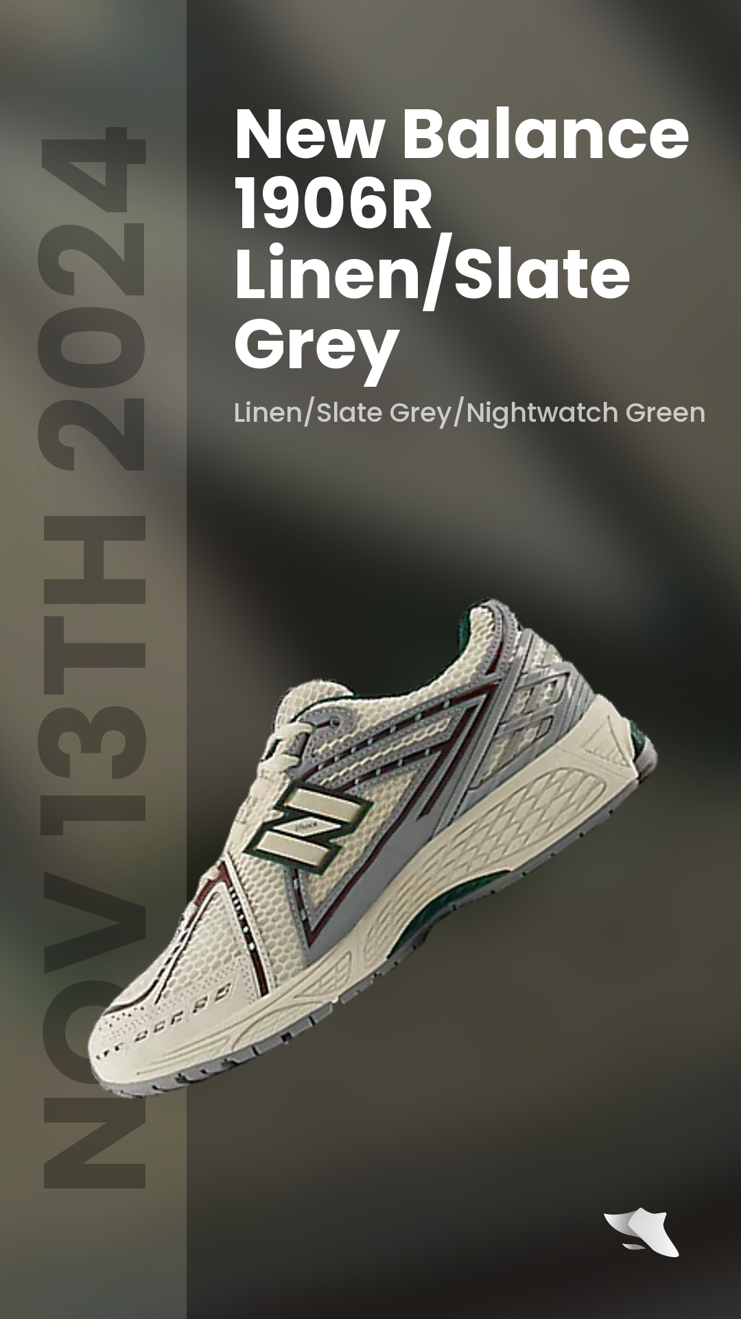 【New Balance】Unisex 1906R Linen with Slate M1906RNR SwiftSole - New Balance 1906R Linen/Slate Grey