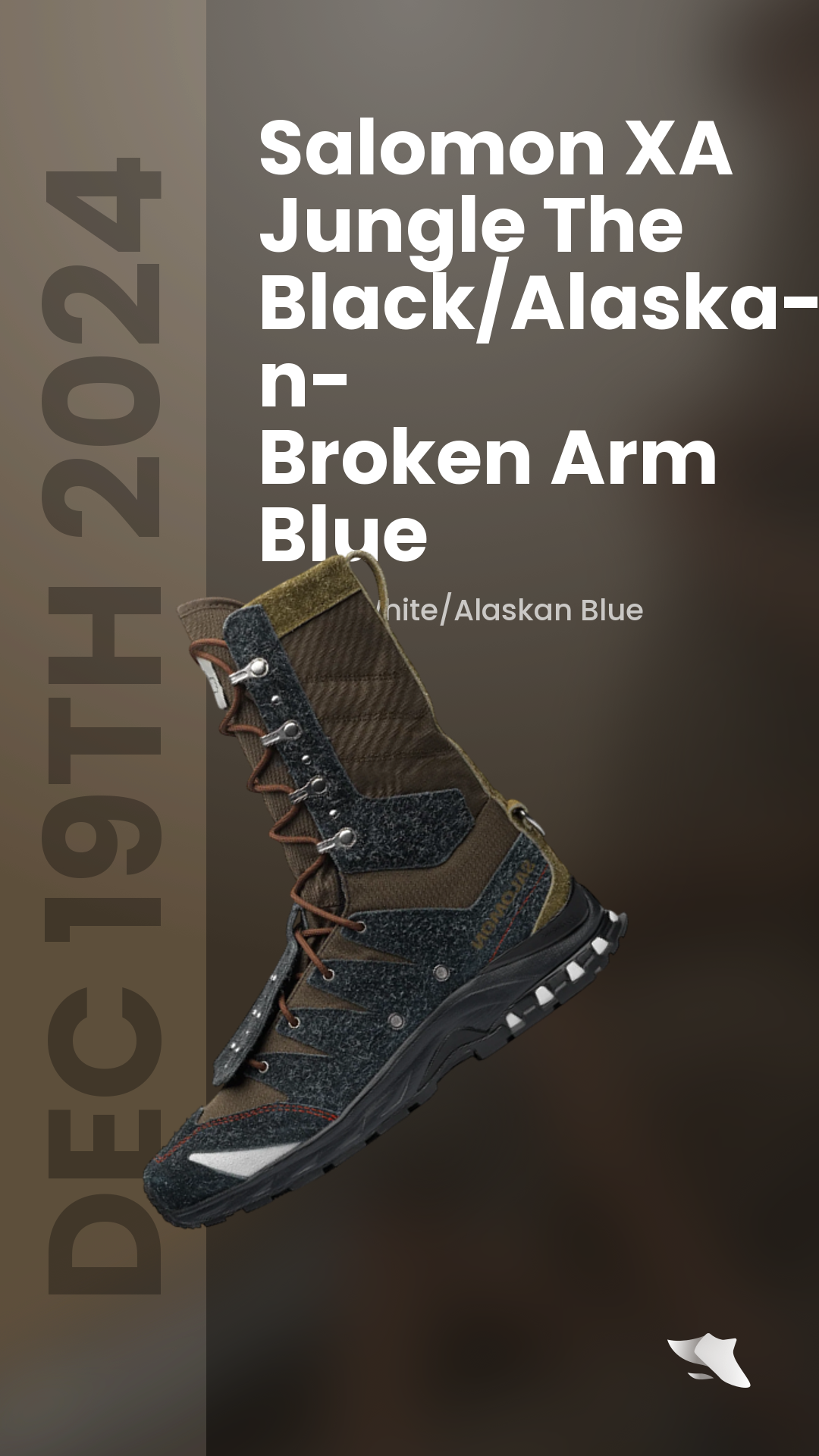 SwiftSole - Salomon XA Jungle The Broken Arm Black/Alaskan Blue