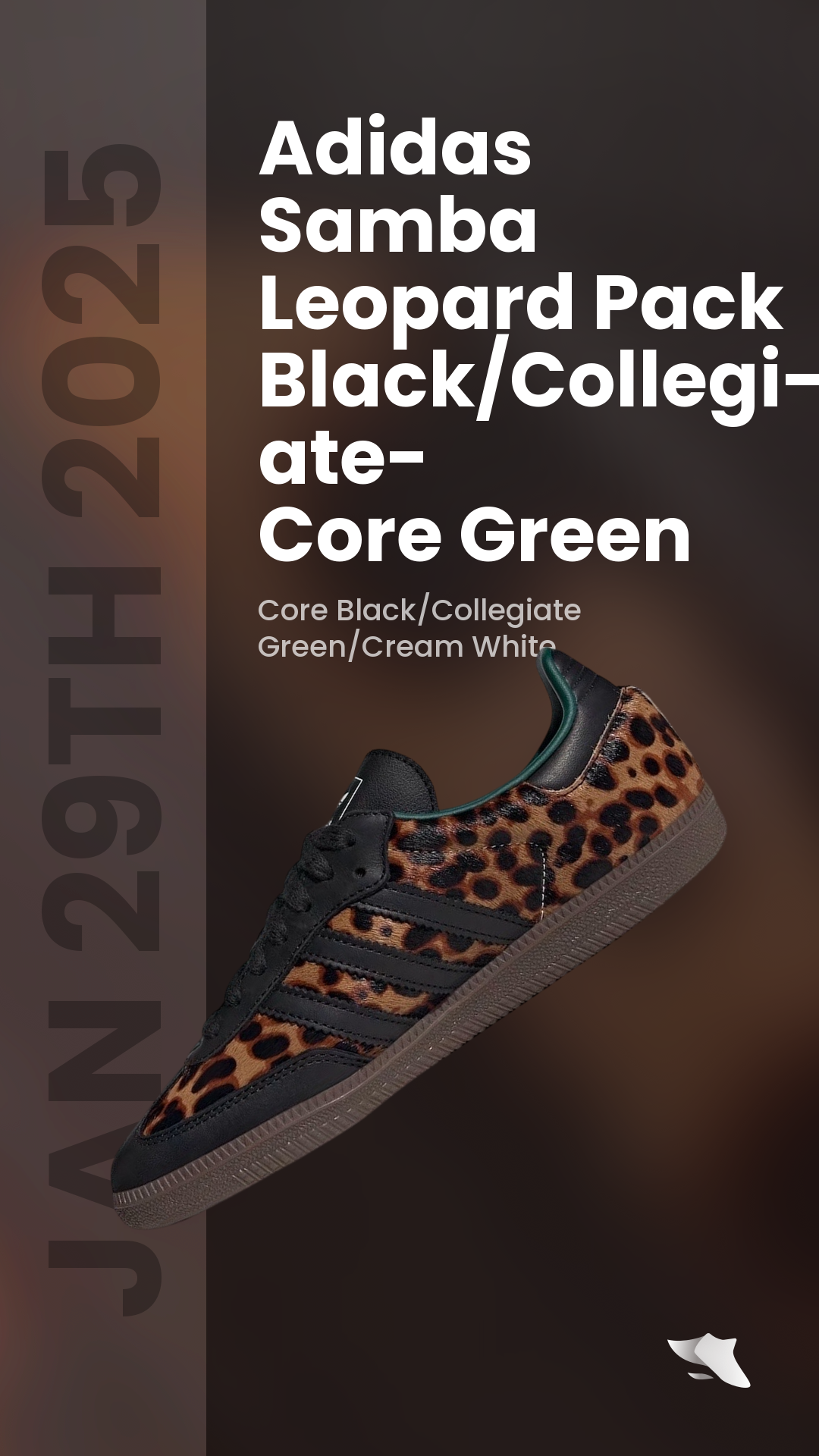 SwiftSole - Adidas Samba Leopard Pack Core Black/Collegiate