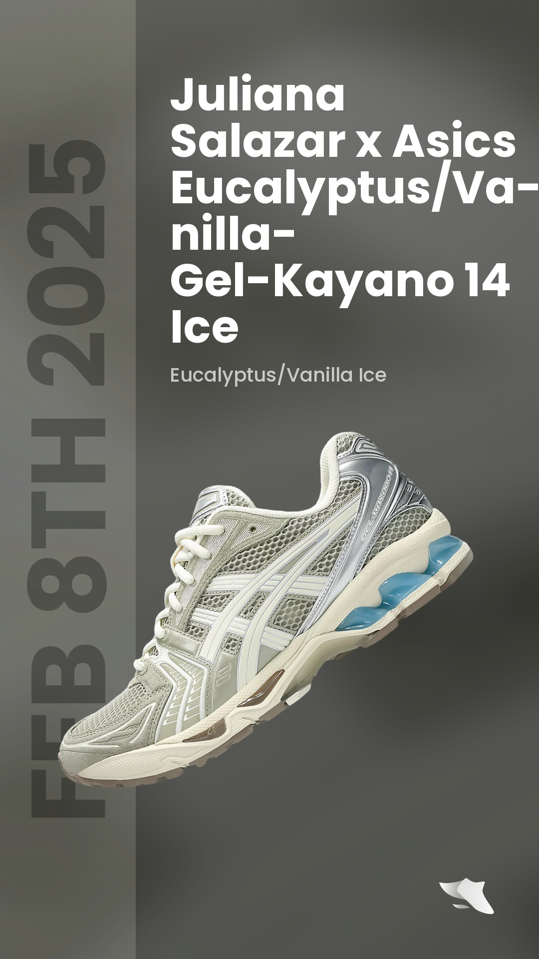 SwiftSole - Juliana Salazar x Asics Gel-Kayano 14 Eucalyptus SwiftSole - Juliana Salazar x Asics Gel-Kayano 14 Eucalyptus