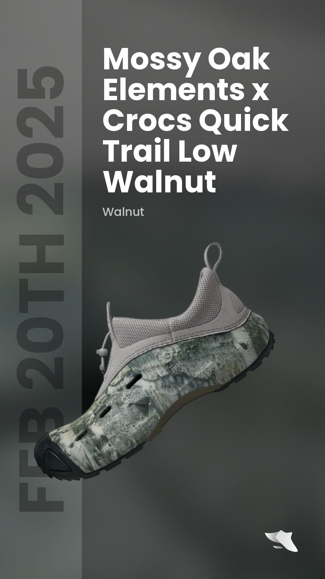SwiftSole - Mossy Oak Elements x Crocs Quick Trail Low Walnut