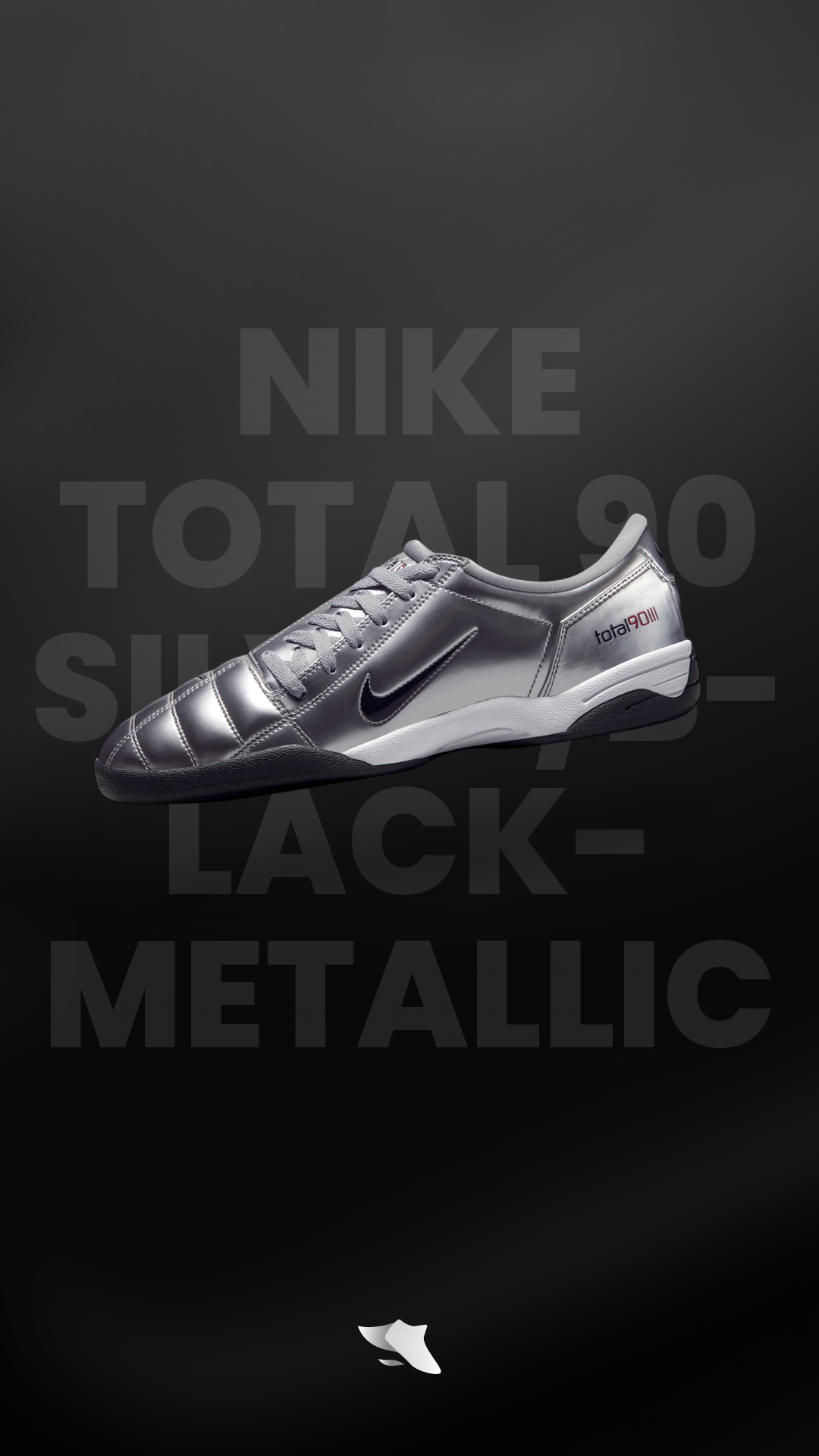 SwiftSole - Nike Total 90 Metallic Silver/Black