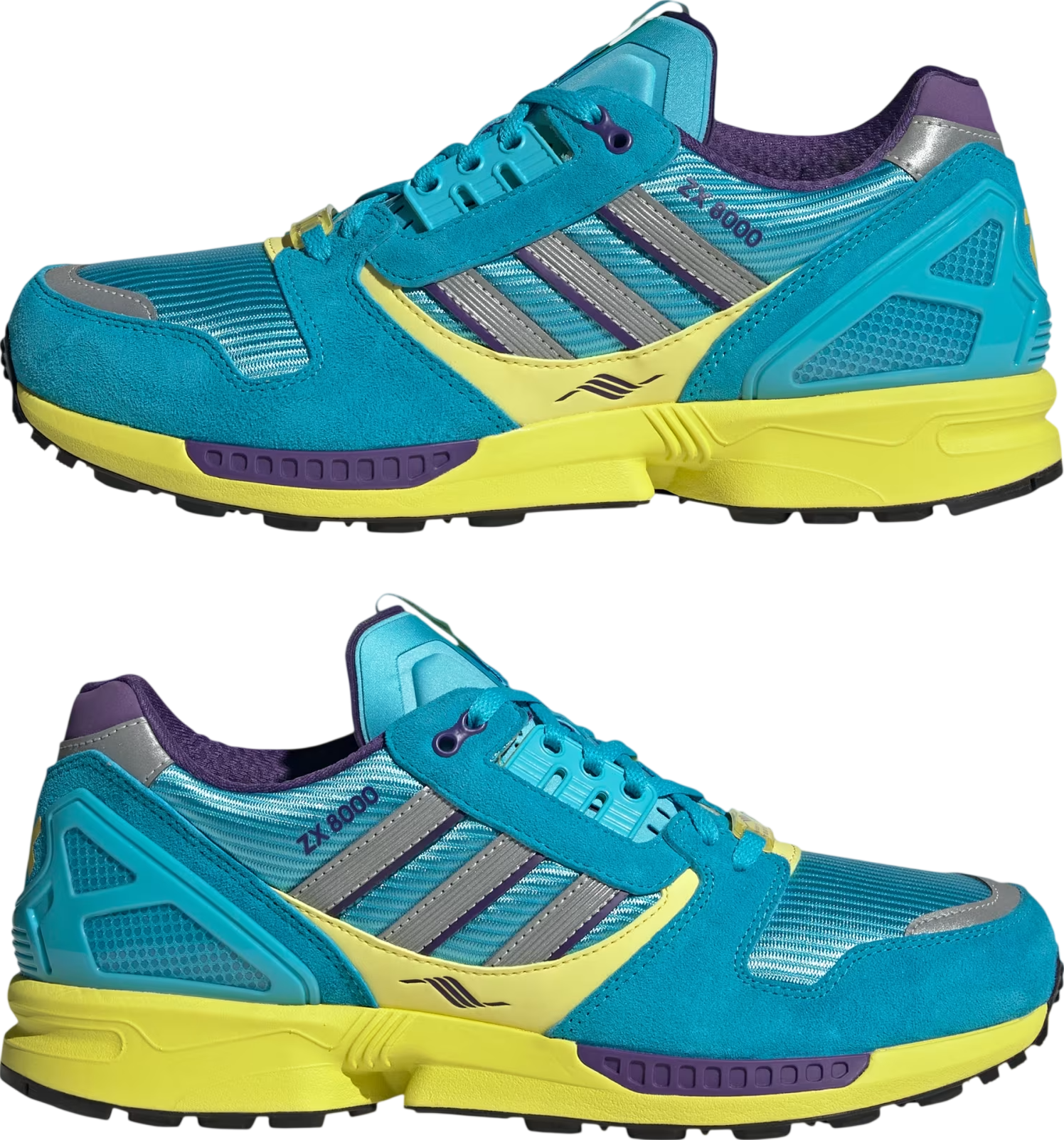 soits SwiftSole - adidas ZX 8000 Consortium Blue Glow/Unity Purple