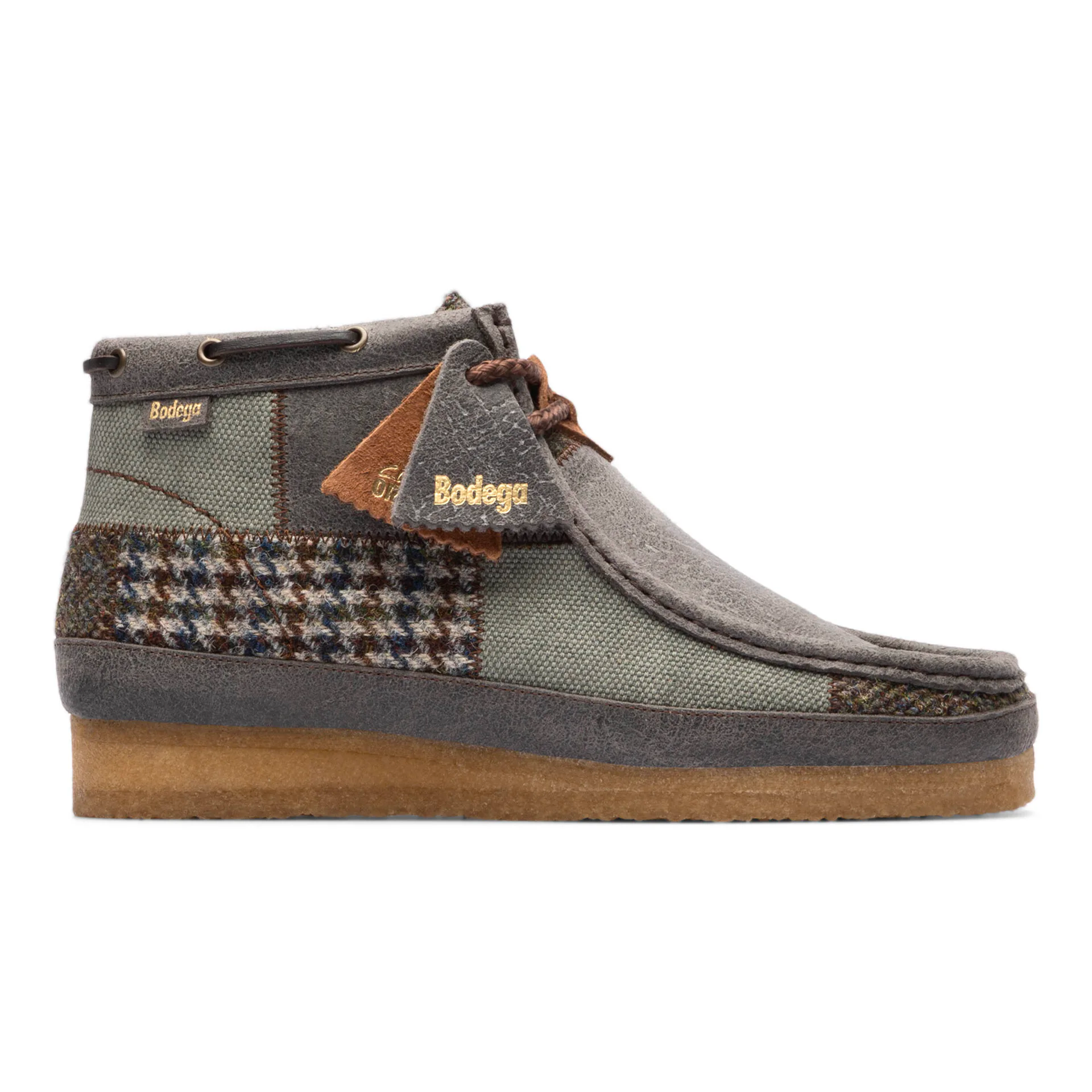 靴 Clarks Wallabee Clarks CLARKS WALLABEE BOOT GORE-TEX BLACK LEATHER 26146260