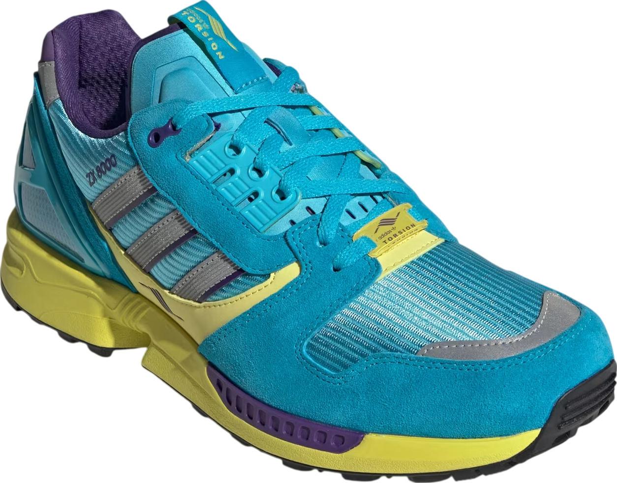 soits SwiftSole - adidas ZX 8000 Consortium Blue Glow/Unity Purple