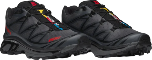 JJJJound×SalomonXT-6Ebony/Black/FieryRed SwiftSole - JJJJOUND x Salomon XT-6 Black / Fiery Red