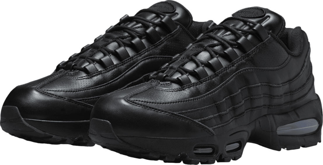 SwiftSole - Nike Air Max 95 QS Big Bubble Black Leather